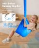 VEVOR Sensory Swing, Double-Layer Fabric Sensorys Hammock, Indoor & Outdoor Sensory Swing with 360° Swivel Hanger, O-Sling, Holds up to 300lbs