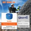 VEVOR 12.7mm Static Climbing Rope, 38M(125ft) Outdoor Rock Climbing Rope 30KN Breaking Tension, Fiber Rope with Steel Snap Hooks for Escape