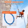 VEVOR 10.2mm Dynamic Climbing Rope, 50M(164ft) Outdoor Rock Climbing Rope 25KN Breaking Tension