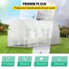 VEVOR 15 x 6.5 x 7 ft Walk-in Tunnel Greenhouse, Portable Plant Hot House with Galvanized Steel Hoops, 1 Top Beam, Diagonal Poles