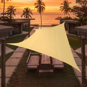 Artpuch Custom Size Sand Sun Shade Sail Triangle Canopy 185 GSM Durable Fabric UV Block Awning for Outdoor Patio Garden Backyard (Customized Avai (size: 07'x19')
