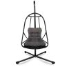 JESE Swing Egg Chair with Stand – Foldable Hanging Chair for Indoor & Outdoor Use – 300lbs Capacity
